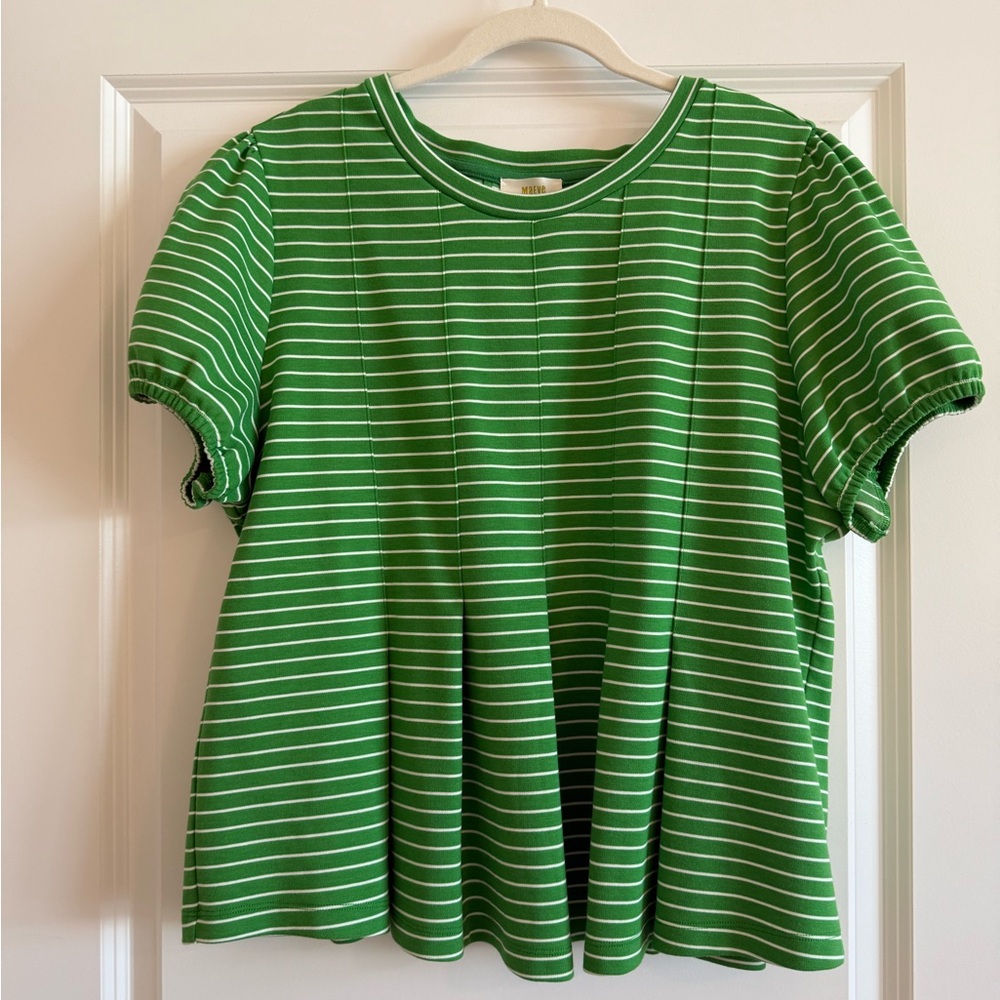 Anthropologie Maeve Peplum Top